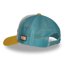 Casquette trucker avec filet et devant imprimé avec broderie Surf