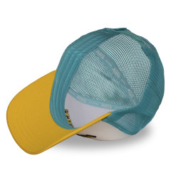 Casquette trucker avec filet et devant imprimé avec broderie Surf
