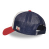 Casquette trucker filet et devant imprimé avec écusson rubber Surf