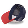 Casquette trucker filet et devant imprimé avec écusson rubber Surf