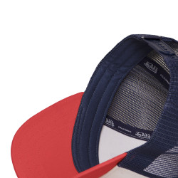 Casquette trucker filet et devant imprimé avec écusson rubber Surf
