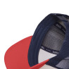 Casquette trucker filet et devant imprimé avec écusson rubber Surf