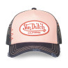 Casquette trucker avec filet effet usé et patch brodé Used