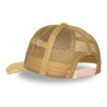 Casquette trucker avec filet effet usé et patch brodé Used