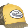 Casquette trucker avec filet effet usé et patch brodé Used