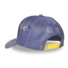 Casquette trucker avec filet effet usé et patch brodé Used