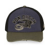 Casquette baseball premium filet avec broderie & effet usé Wild Croco