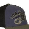 Casquette baseball premium filet avec broderie & effet usé Wild Croco