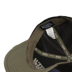 Casquette baseball premium filet avec broderie & effet usé Wild Croco