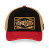 Casquette baseball premium en velours avec filet & écusson Wild Tiger
