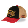 Casquette baseball premium en velours avec filet & écusson Wild Tiger