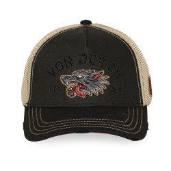 Casquette baseball premium en twill avec filet et broderie Wild Wolf