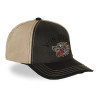 Casquette baseball premium en twill avec filet et broderie Wild Wolf