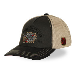 Casquette baseball premium en twill avec filet et broderie Wild Wolf