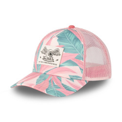 Casquette Baseball avec filet et All Over print Tropical