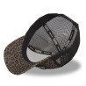 Casquette baseball avec filet et imprimé Peau de bête