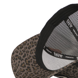 Casquette baseball avec filet et imprimé Peau de bête