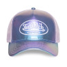 Casquette baseball avec filet effet brillant Holographique