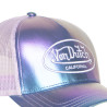 Casquette baseball avec filet effet brillant Holographique