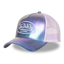 Casquette baseball avec filet effet brillant Holographique