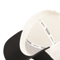 Casquette baseball avec filet et écusson brodé Palmier