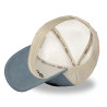 Casquette baseball avec filet en Denim et broderie Tencel