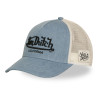 Casquette baseball avec filet en Denim et broderie Tencel