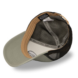 Casquette Baseball avec filet et écusson brodé Acid Wash
