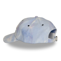 Casquette Dad Cap avec écusson brodé Tie and Dye