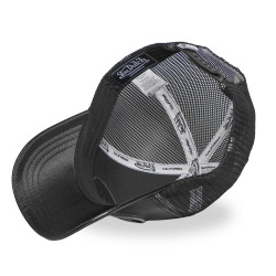 Casquette baseball avec filet en vinyl brillant avec écusson Shiny