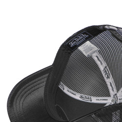 Casquette baseball avec filet en vinyl brillant avec écusson Shiny