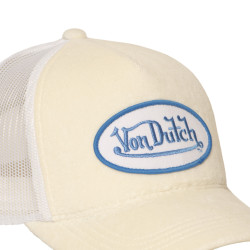 Casquette trucker avec filet en velours doux Kylie