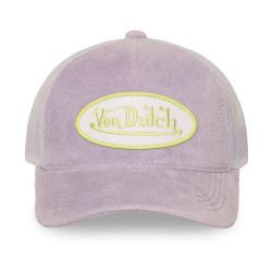 Casquette trucker avec filet en velours doux Kylie