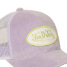 Casquette trucker avec filet en velours doux Kylie
