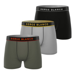 Lot de 3 boxers homme uni modèle Davis