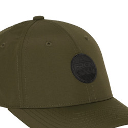 Casquette baseball avec écusson rond PU et réglage par cordon FRGN