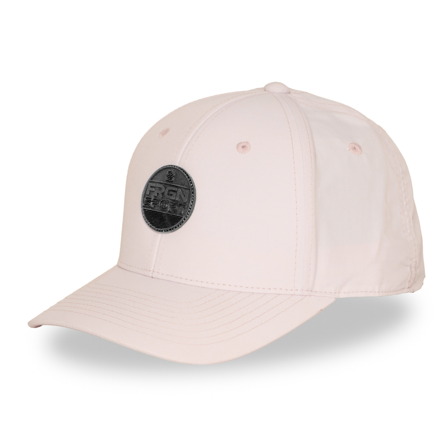 Casquette baseball avec écusson rond PU et réglage par cordon FRGN