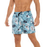 Short de bain homme allover Tête de mort Summer vibes Burt26