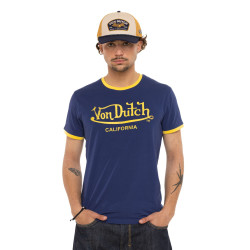 T-shirt  homme en coton stretch col rond avec print devant Blast