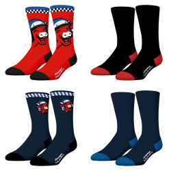 Lot de 4 paires de chaussettes homme La Vache Qui Rit