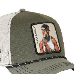 Casquette trucker premium avec filet et patch Half A Dollar