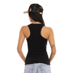 Débardeur femme col rond print devant Charly