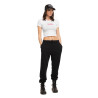 T-shirt femme crop top moulant col rond print devant Rud
