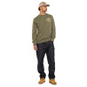 Sweat homme col rond en french terry Curve