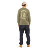 Sweat homme col rond en french terry Curve