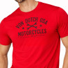 T-shirt homme col rond en jersey 140grm imprimé devant Log5