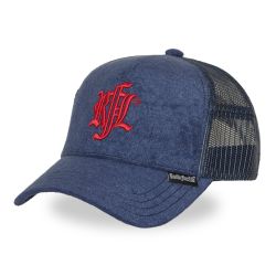 Casquette trucker suédine unie avec filet logo brodé Light My Fire
