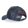 Casquette trucker suédine unie avec filet logo brodé Light My Fire