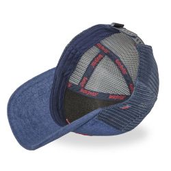 Casquette trucker suédine unie avec filet logo brodé Light My Fire