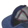Casquette trucker suédine unie avec filet logo brodé Light My Fire